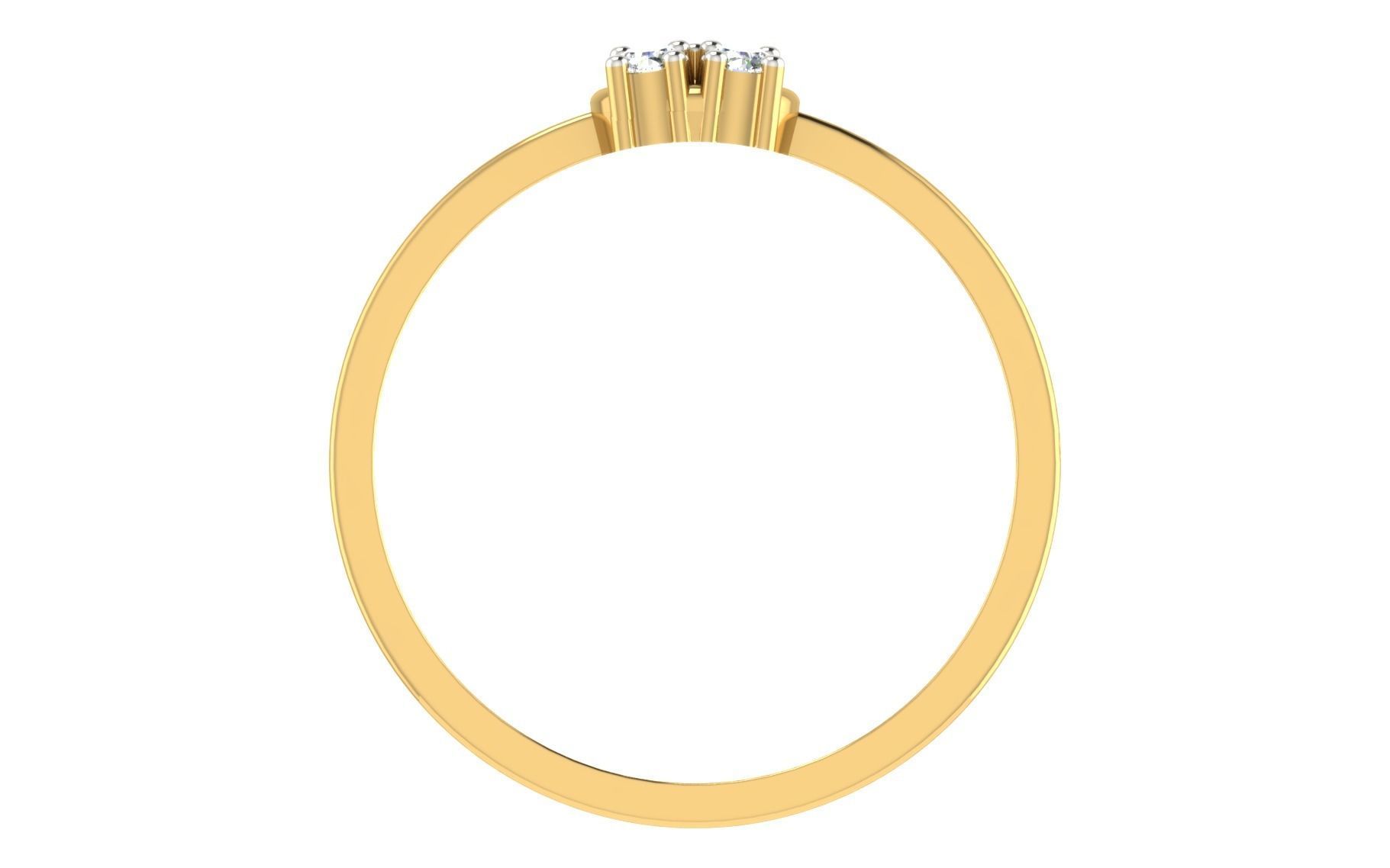 Women light weight ring 3dm stl render detail 3D print model_2