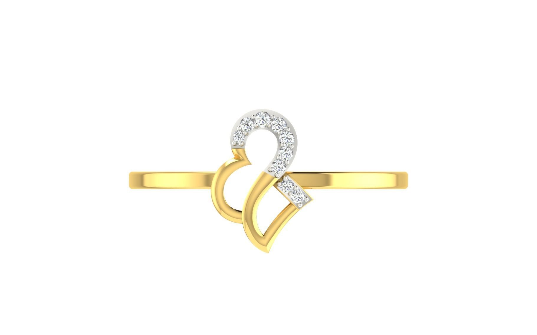 Women light weight ring 3dm stl render detail 3D print model_7