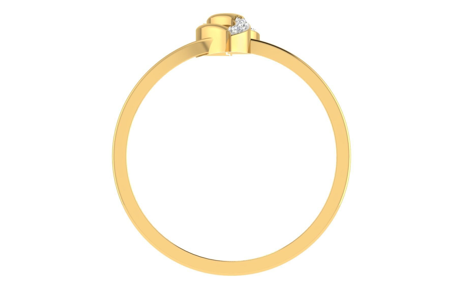 Women light weight ring 3dm stl render detail 3D print model_2