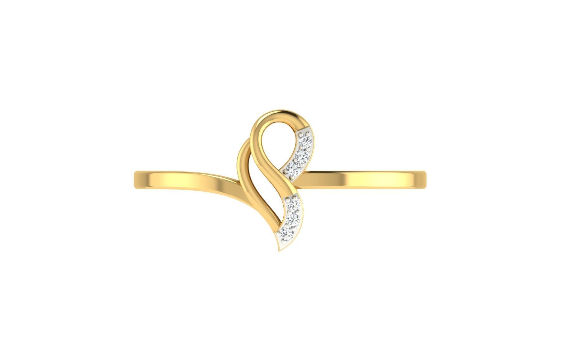 Women light weight ring 3dm stl render detail 3D print model_6