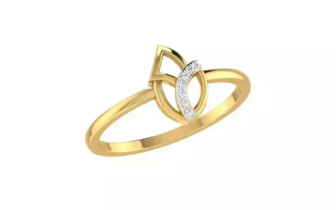 Women light weight ring 3dm stl render