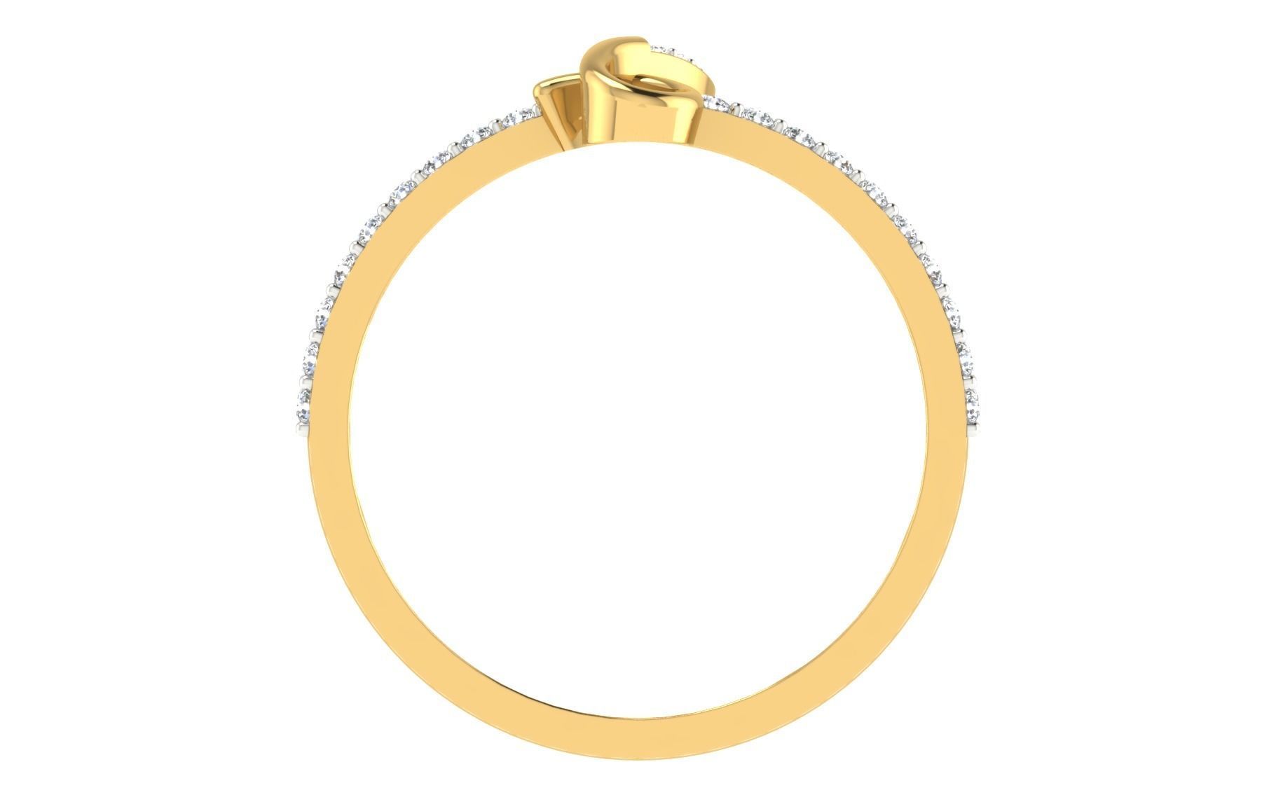 Women light weight ring 3dm stl render 3D print model_2