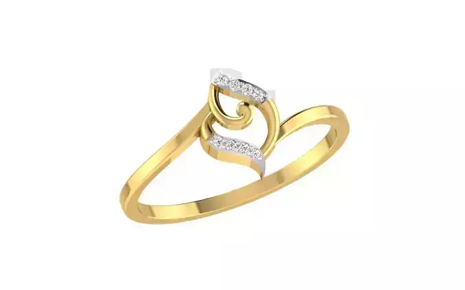 Women light weight ring 3dm stl render