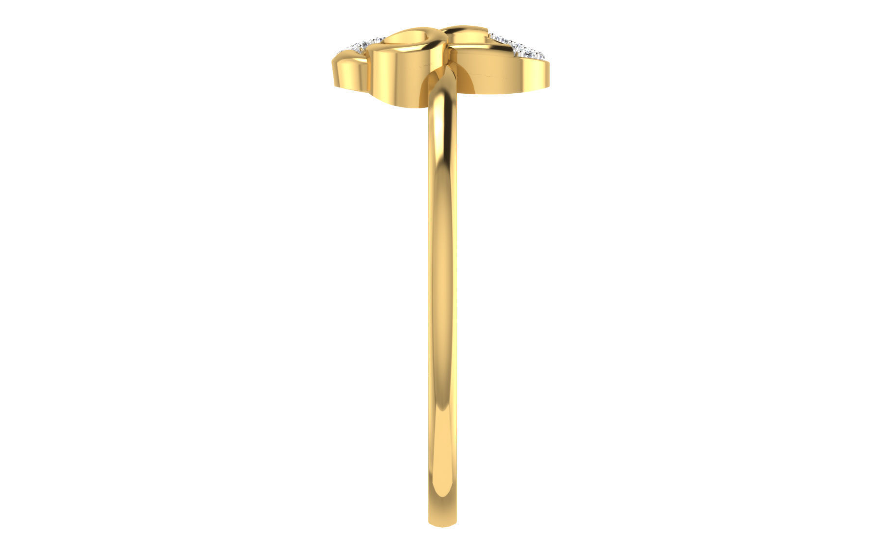 Women light weight ring 3dm stl render 3D print model_6