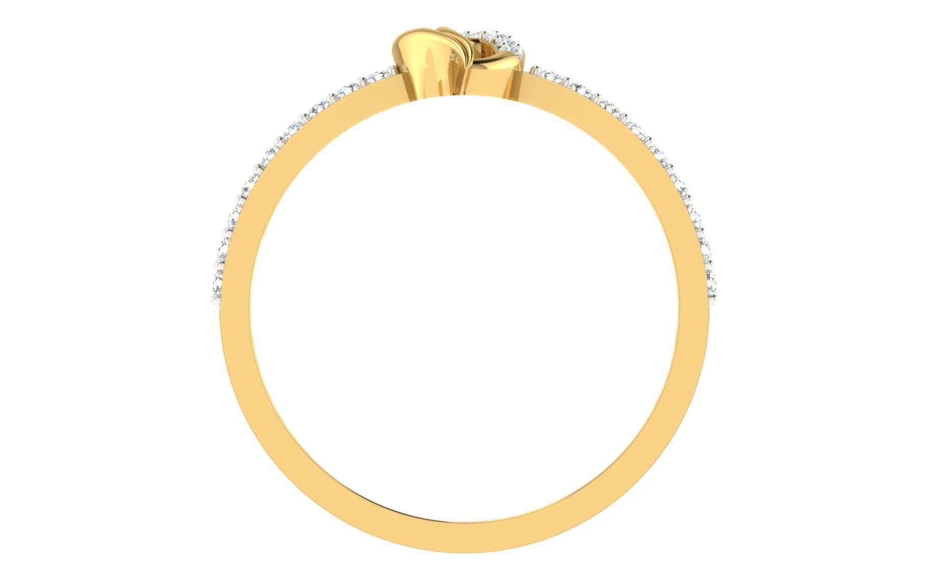 Women light weight ring 3dm stl render 3D print model_2