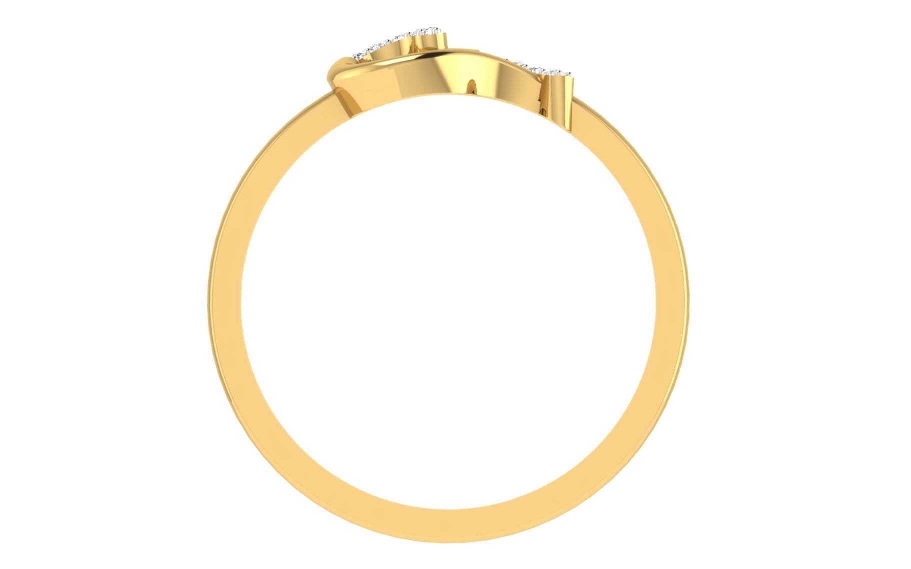 Women light weight ring 3dm stl render 3D print model_2