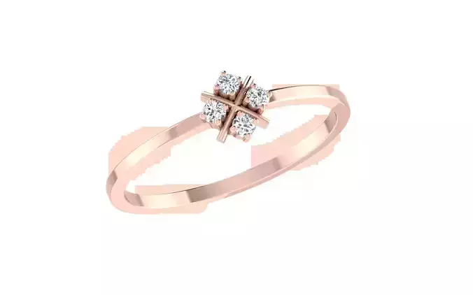 Women light weight ring 3dm stl render