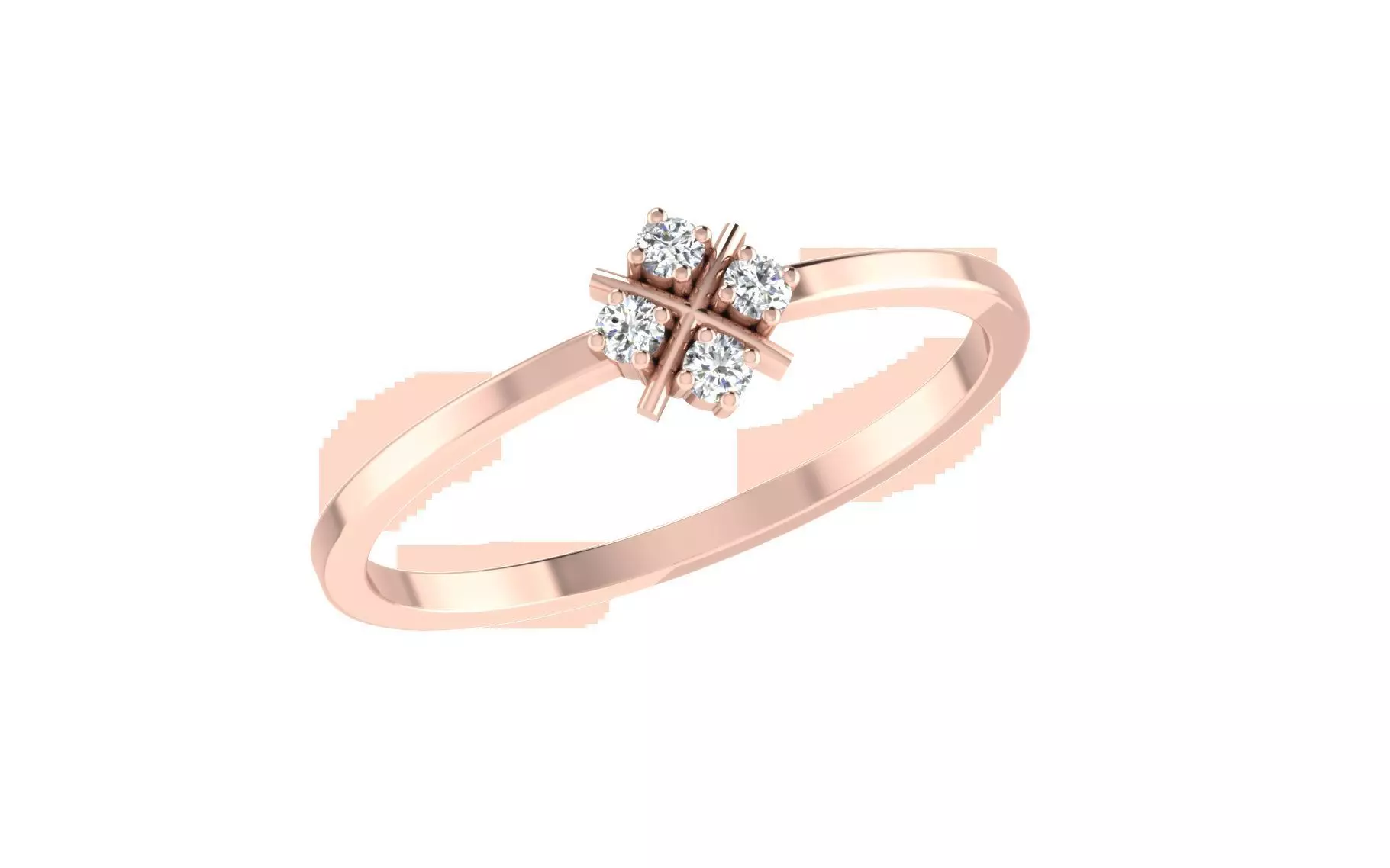 Women light weight ring 3dm stl render 3D print model_0