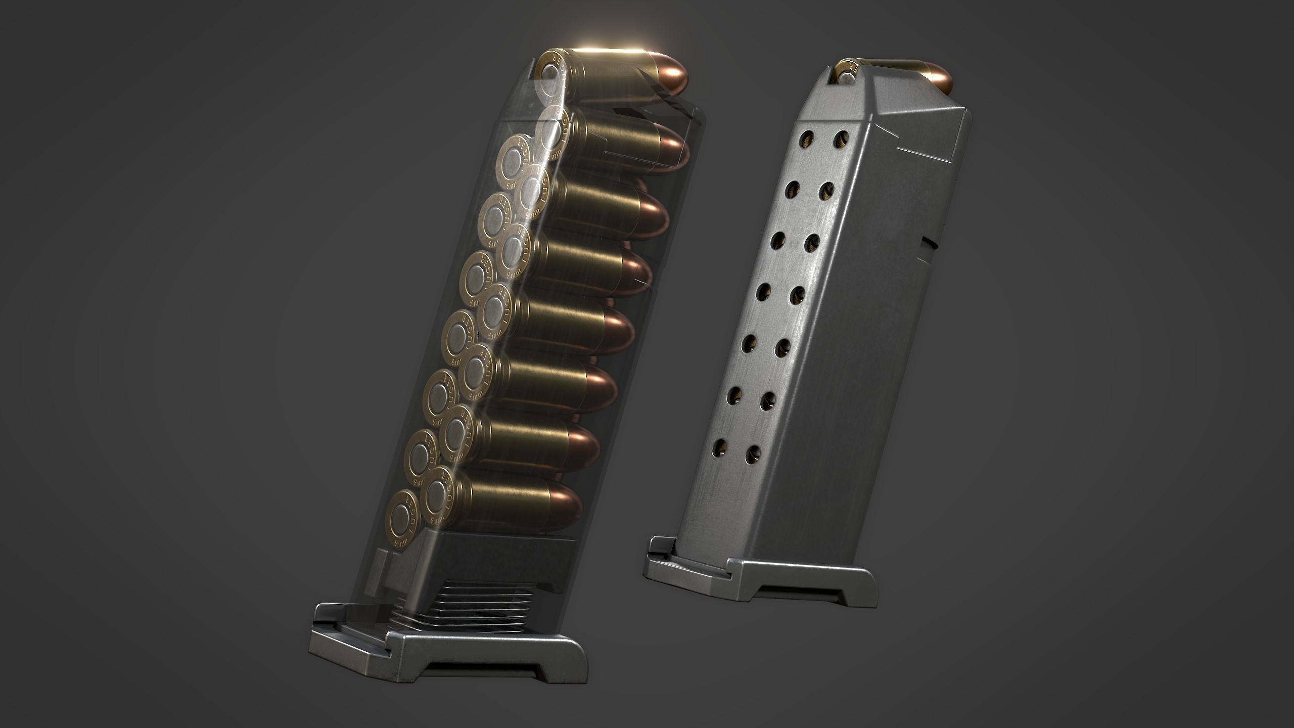 Loris Tactical Pistol WK Low-poly 3D model_13