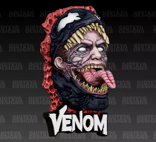 Venom Magnet v2 3D model_0