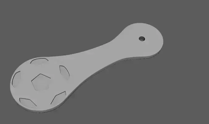 Football Shopping Token for 3D Print