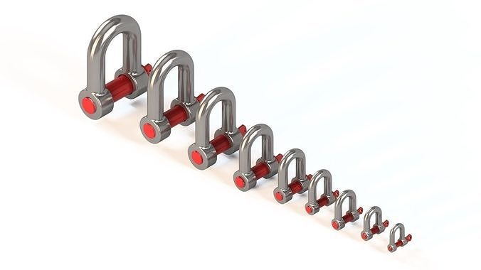 D-Shackles shackle 3D model