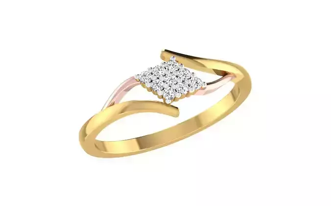 Women light weight ring 3dm stl render