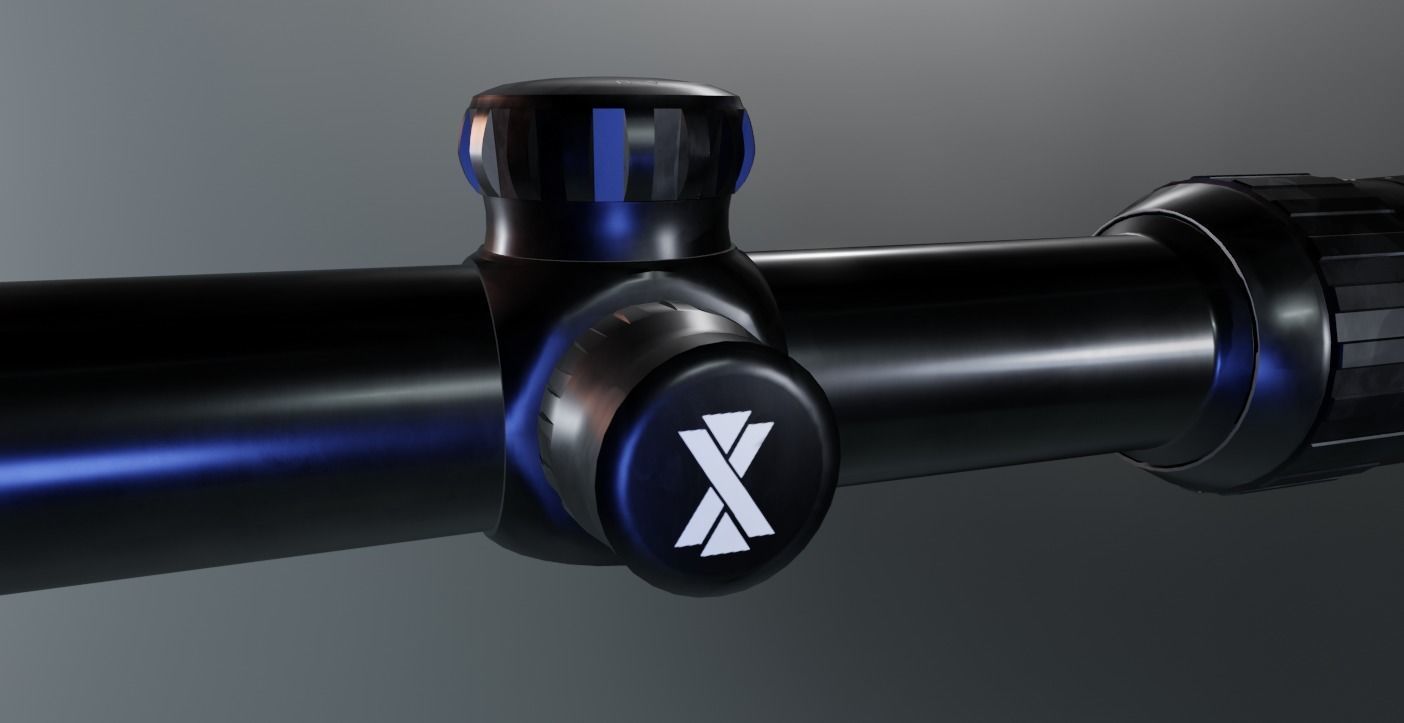 Sniper Scope Game Ready  Low-poly 3D model_24