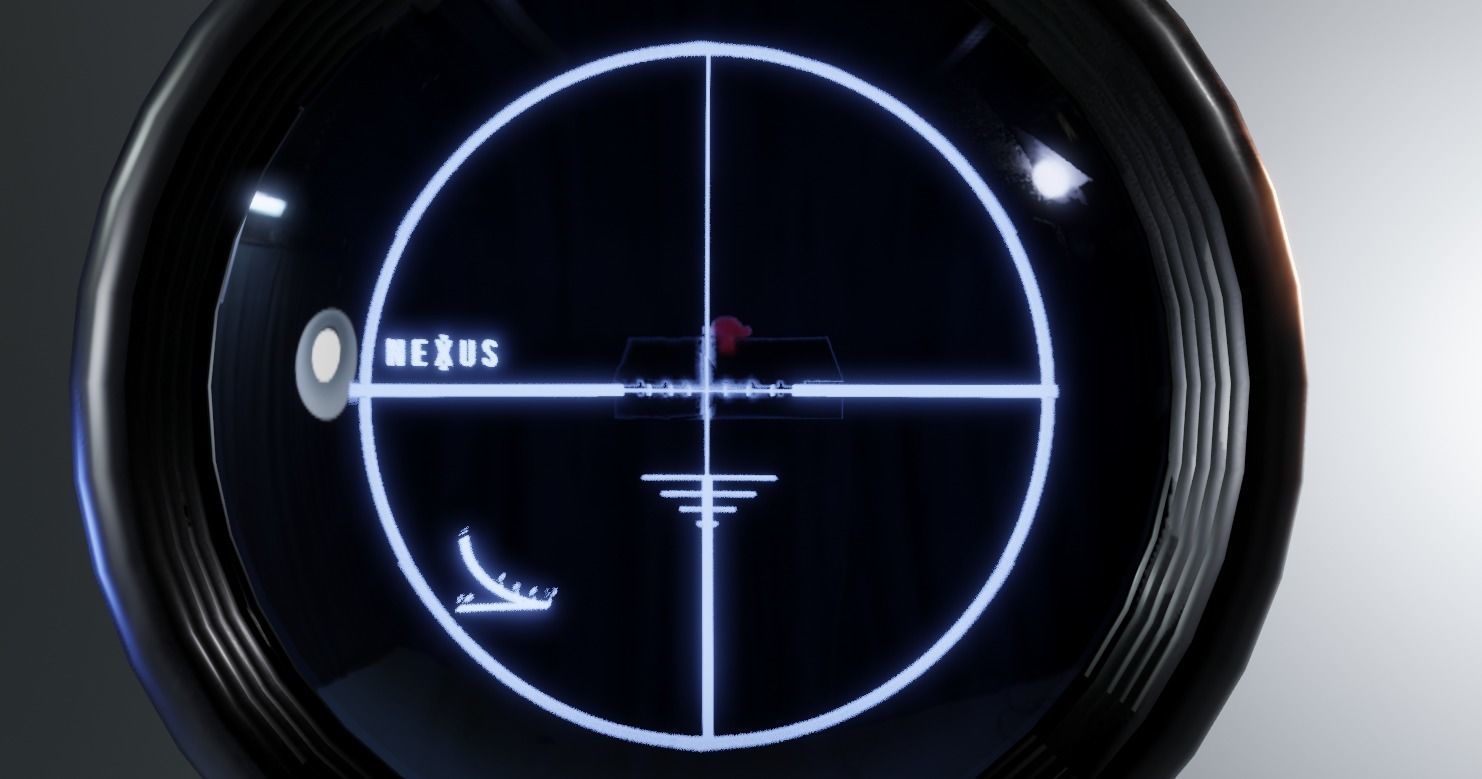 Sniper Scope Game Ready  Low-poly 3D model_10