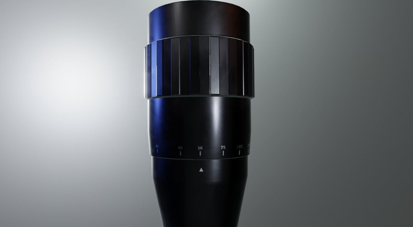 Sniper Scope Game Ready  Low-poly 3D model_20