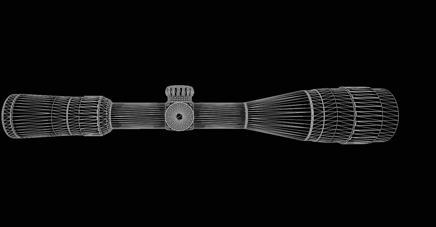 Sniper Scope Game Ready  Low-poly 3D model_31