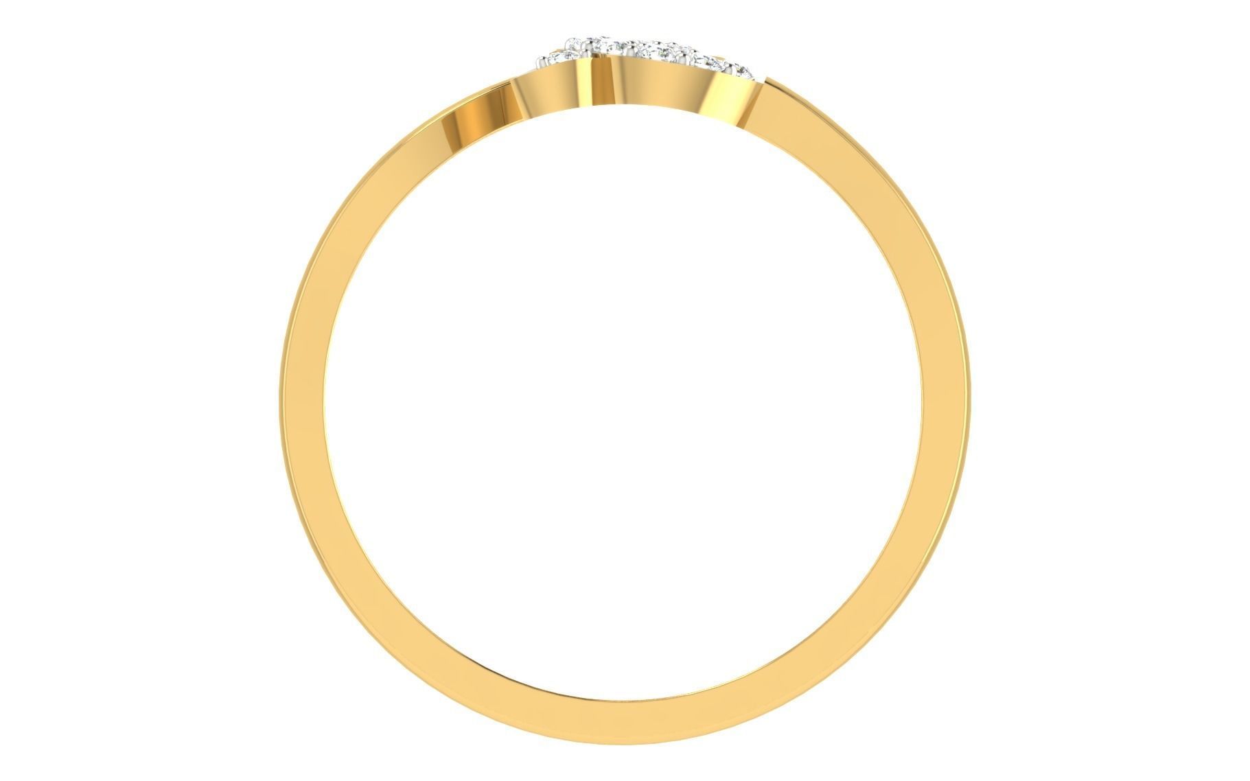 Women light weight ring 3dm stl render 3D print model_3