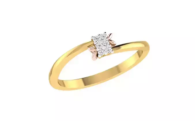 Women light weight ring 3dm stl render