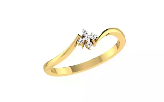 Women light weight ring 3dm stl render