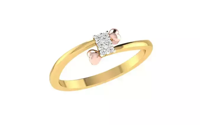 Women light weight ring 3dm stl render