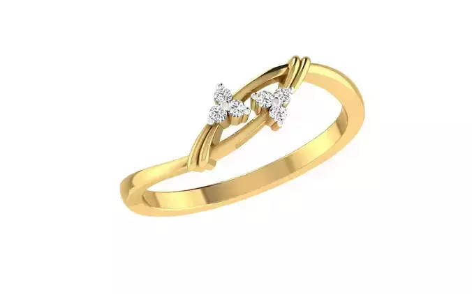 Women light weight ring 3dm stl render 3D print model