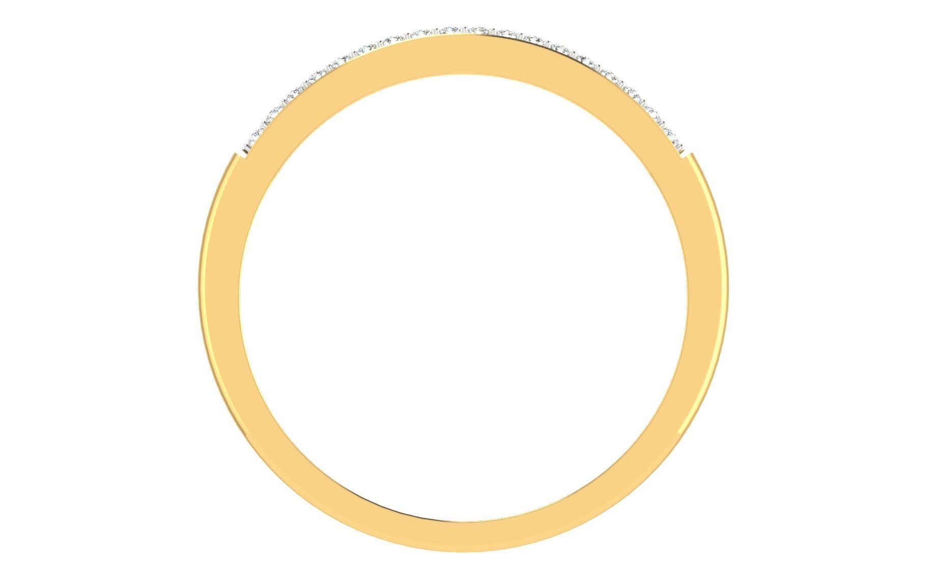 Women light weight ring 3dm stl render 3D print model_4