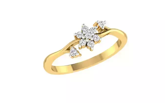 Women light weight ring 3dm stl render 3D print model