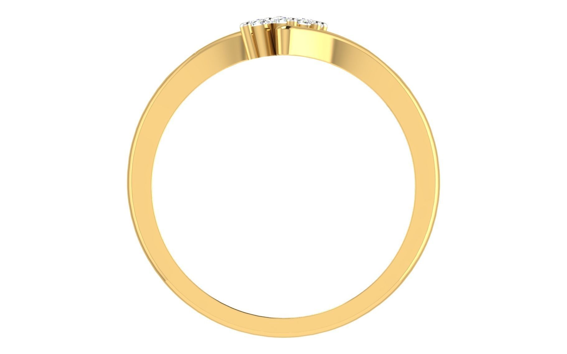 Women light weight ring 3dm stl render detail 3D print model_4