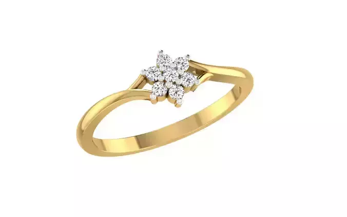 Women light weight ring 3dm stl render 3D print model