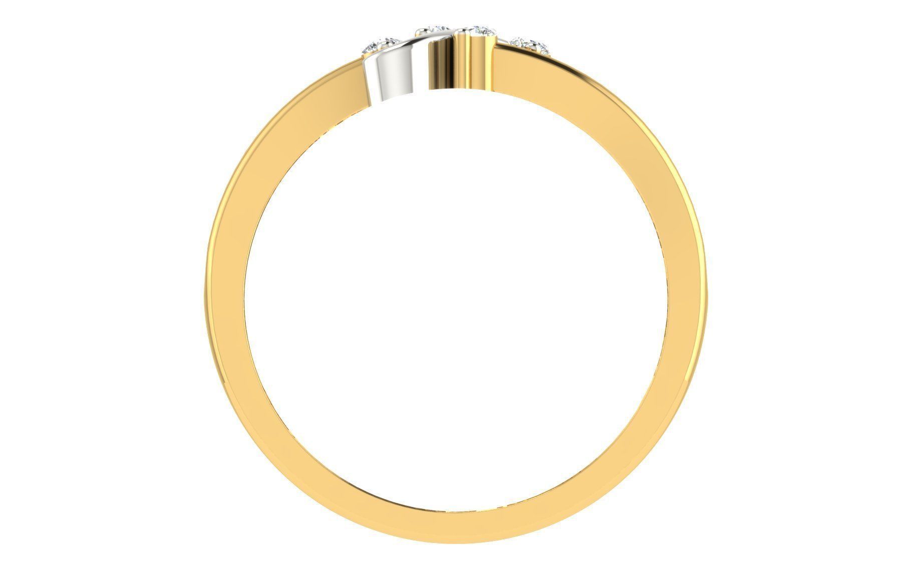 Women light weight ring 3dm stl render detail 3D print model_2