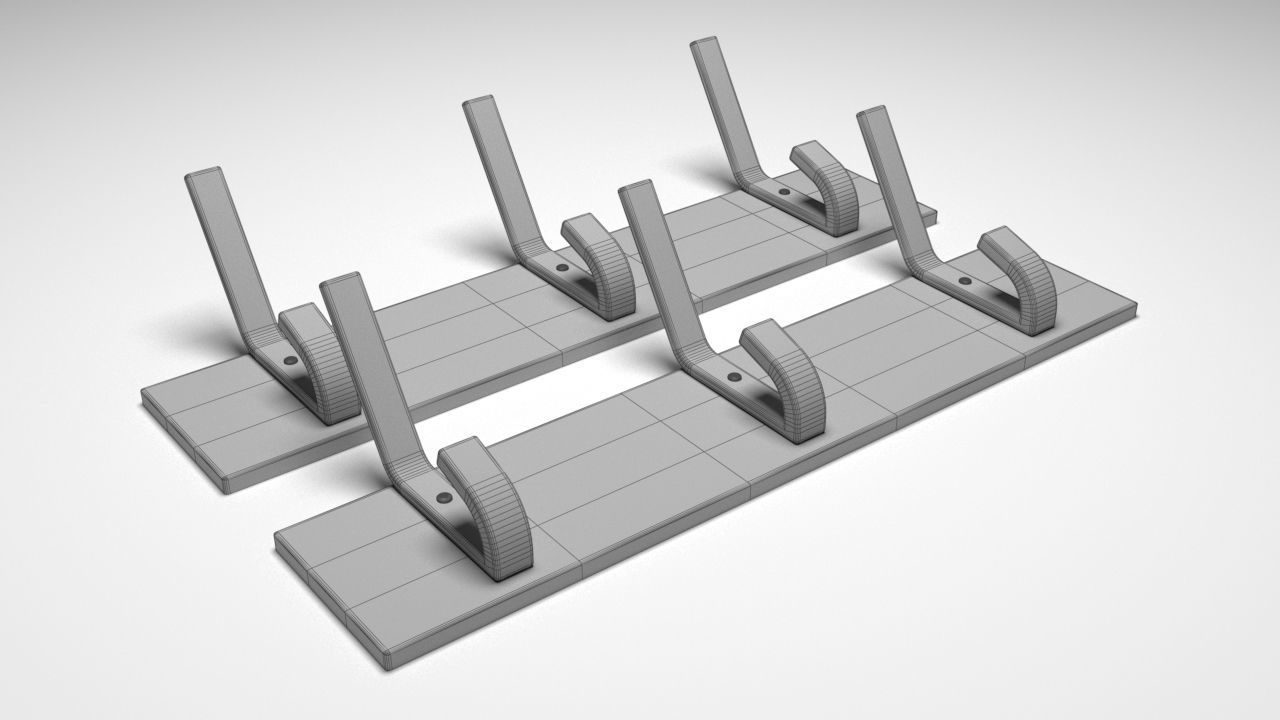Wall hanger Free 3D model_2