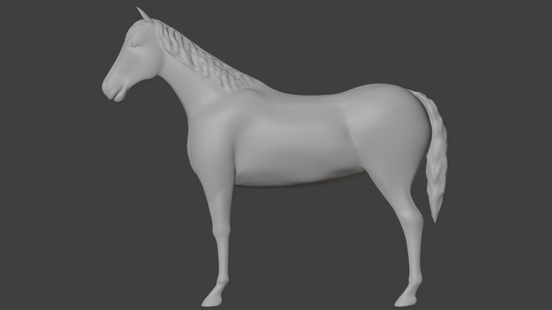 Horse 3D Print 3D print model_1