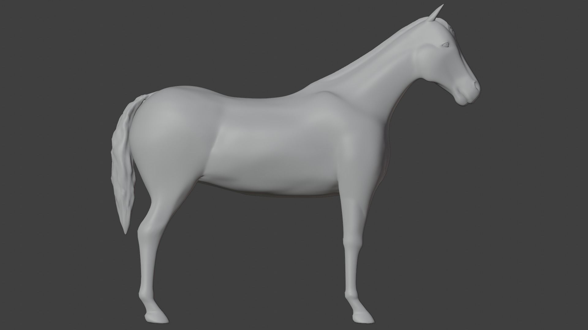 Horse 3D Print 3D print model_4