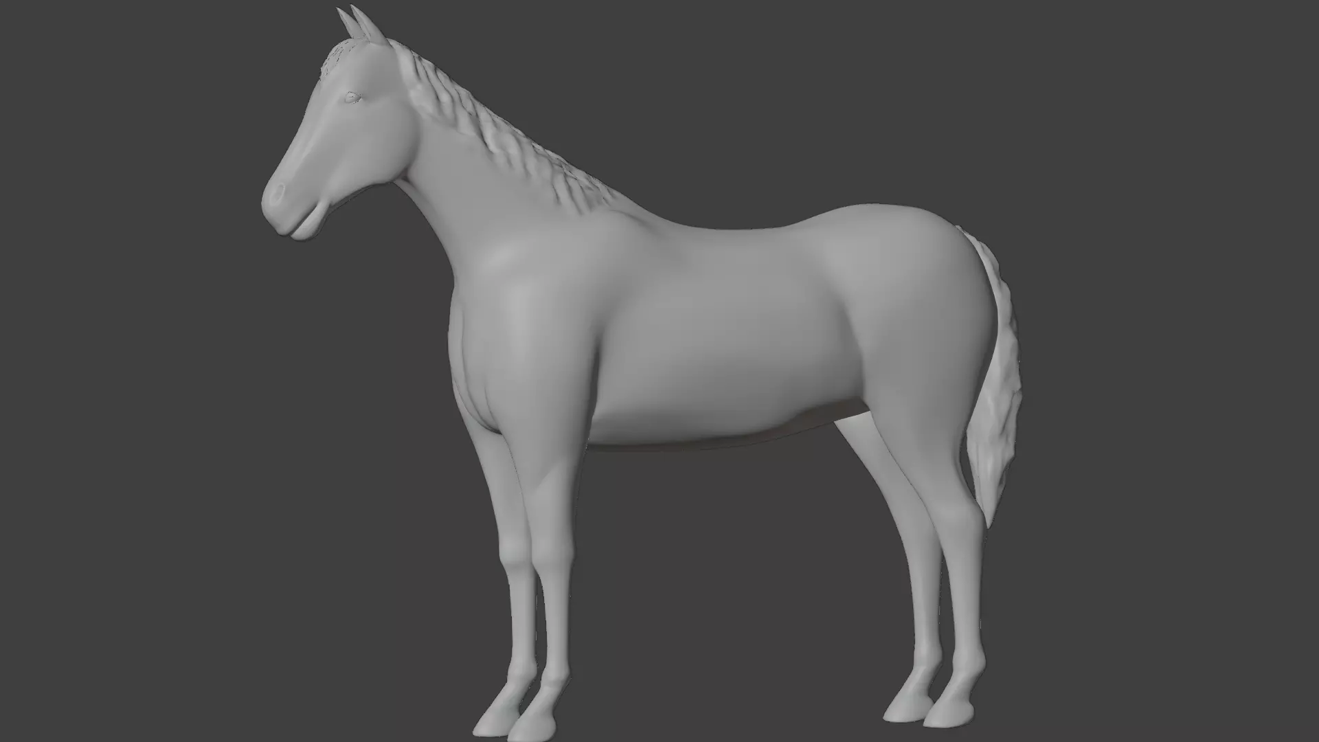 Horse 3D Print 3D print model_0