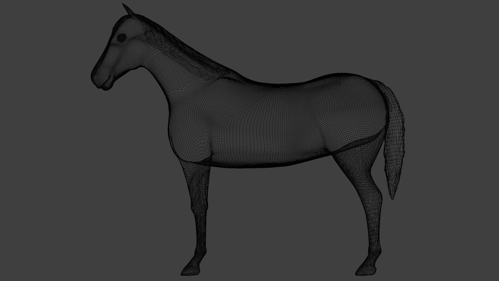 Horse 3D Print 3D print model_5
