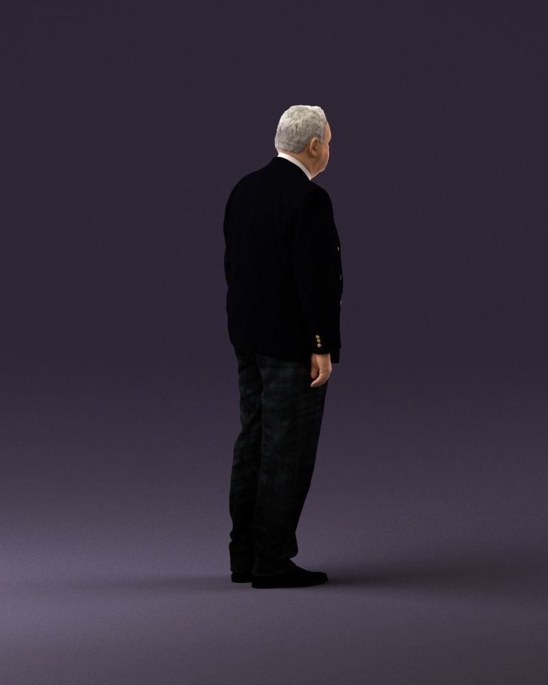 Serious old main in suit black top jeans 0914 3D Print Ready 3D print model_17