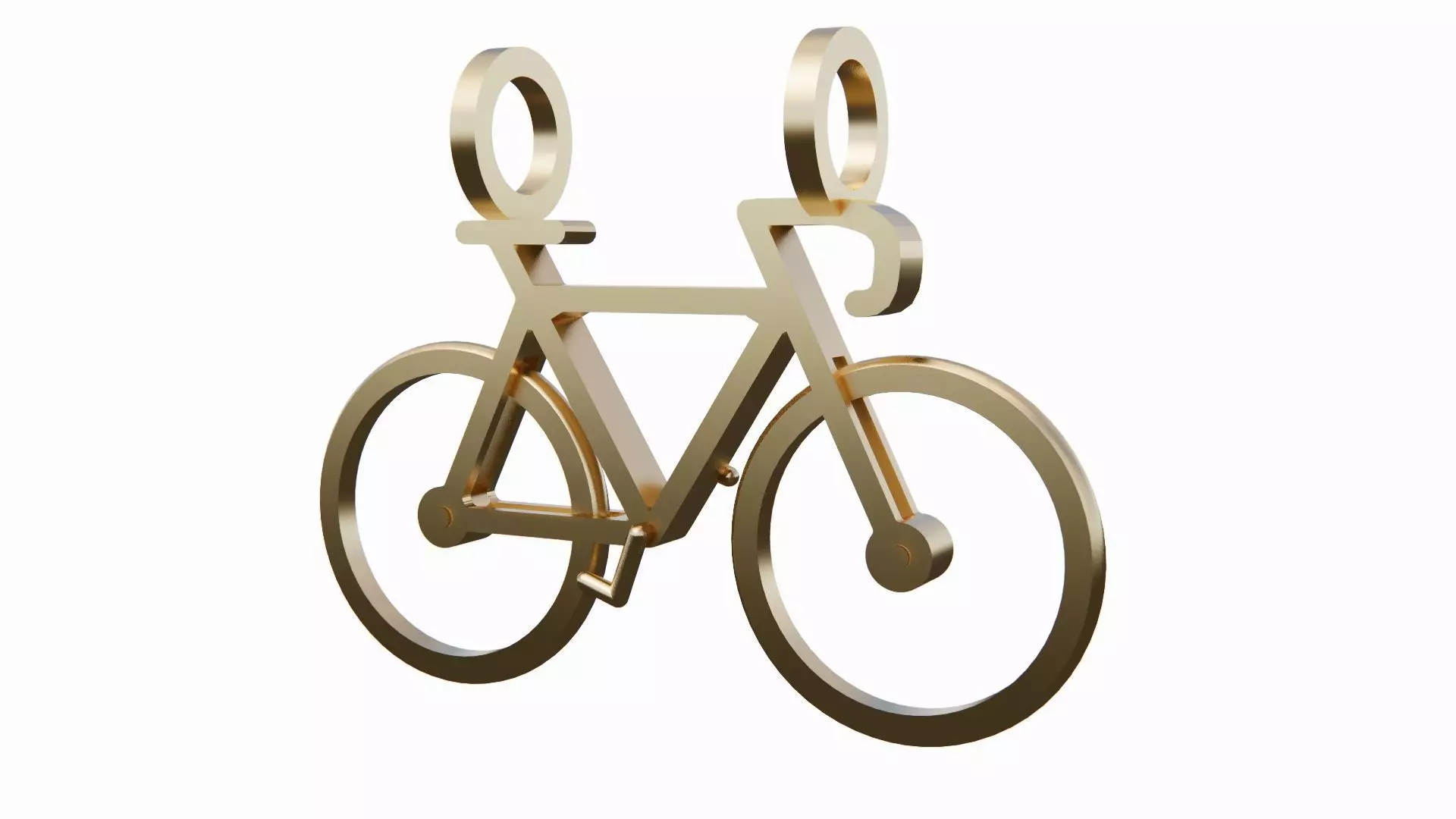 Pendant Bike 3D 3D print model_0