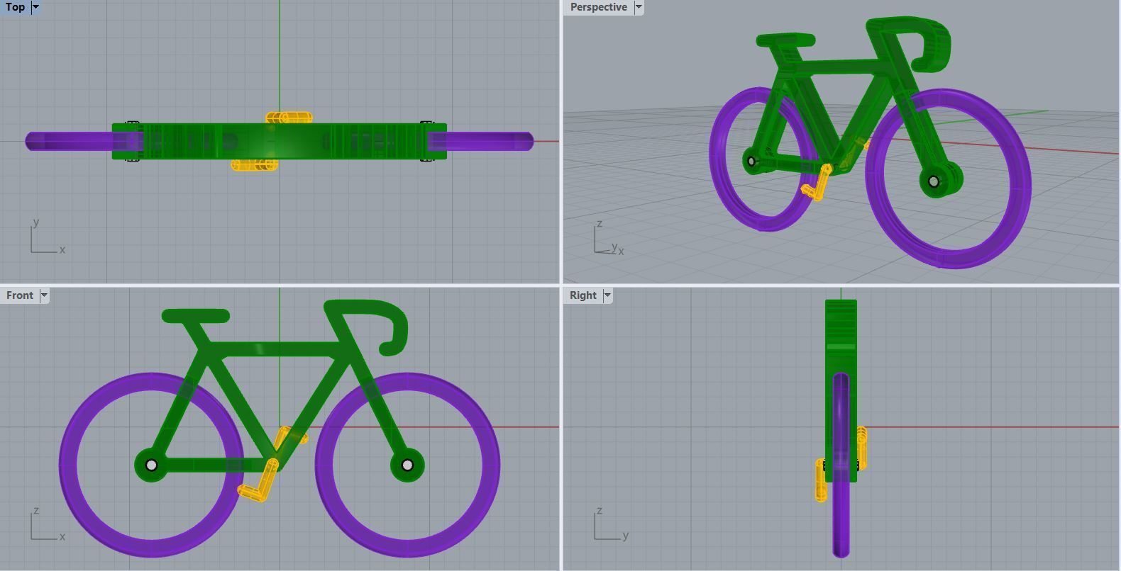 Pendant Bike 3D 3D print model_7