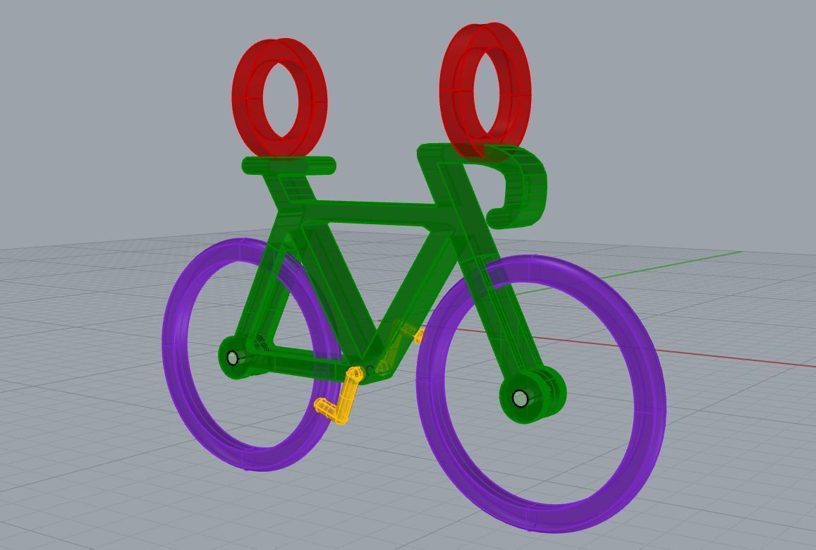 Pendant Bike 3D 3D print model_10