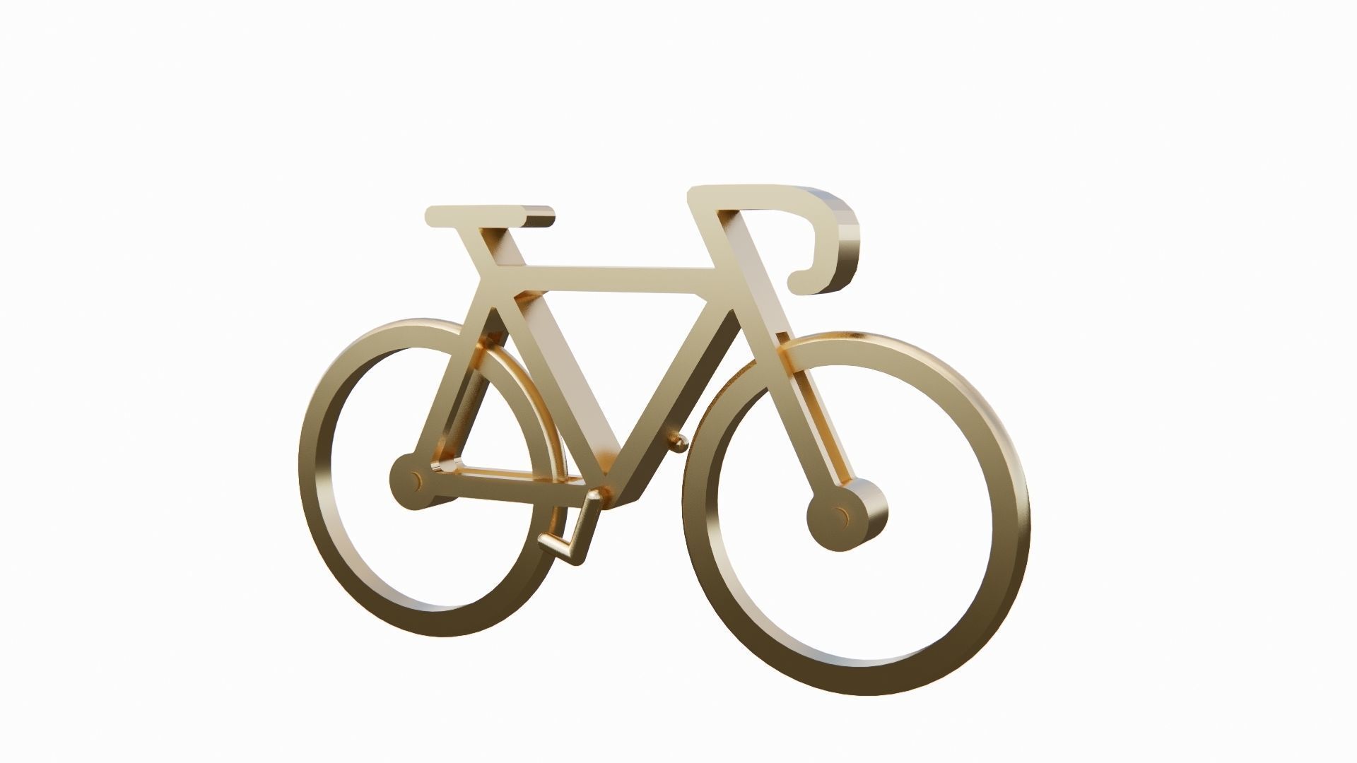 Pendant Bike 3D 3D print model_2