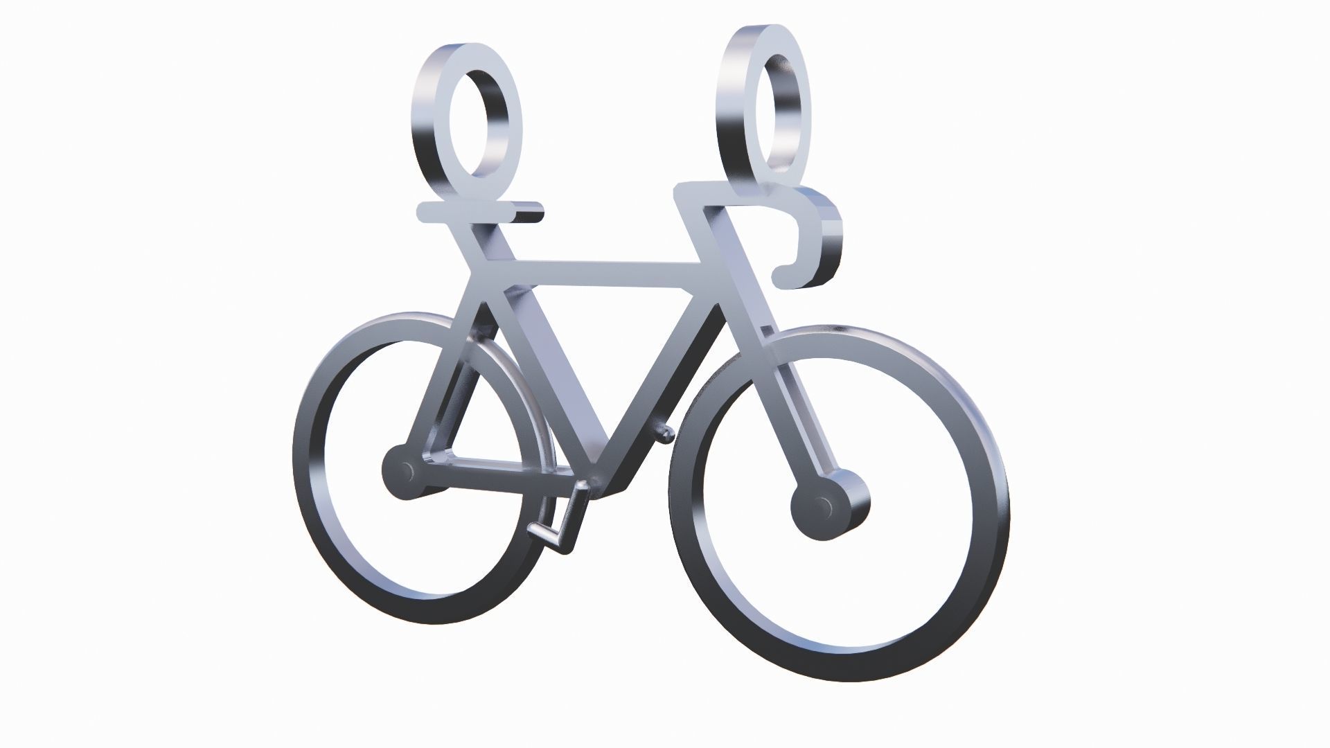 Pendant Bike 3D 3D print model_5