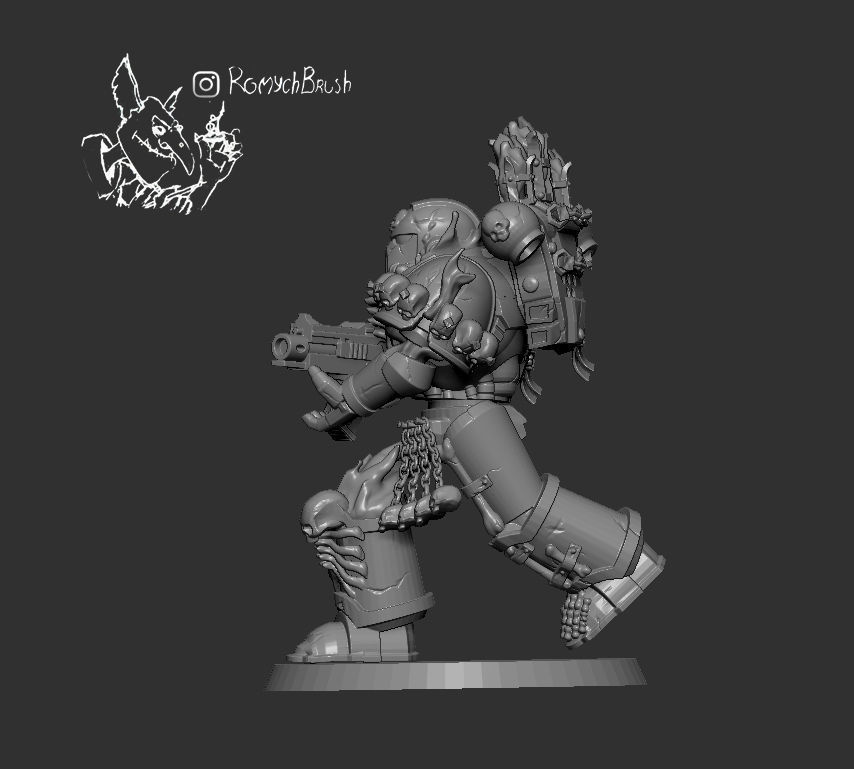 Legion of the Damned  3D print model_11