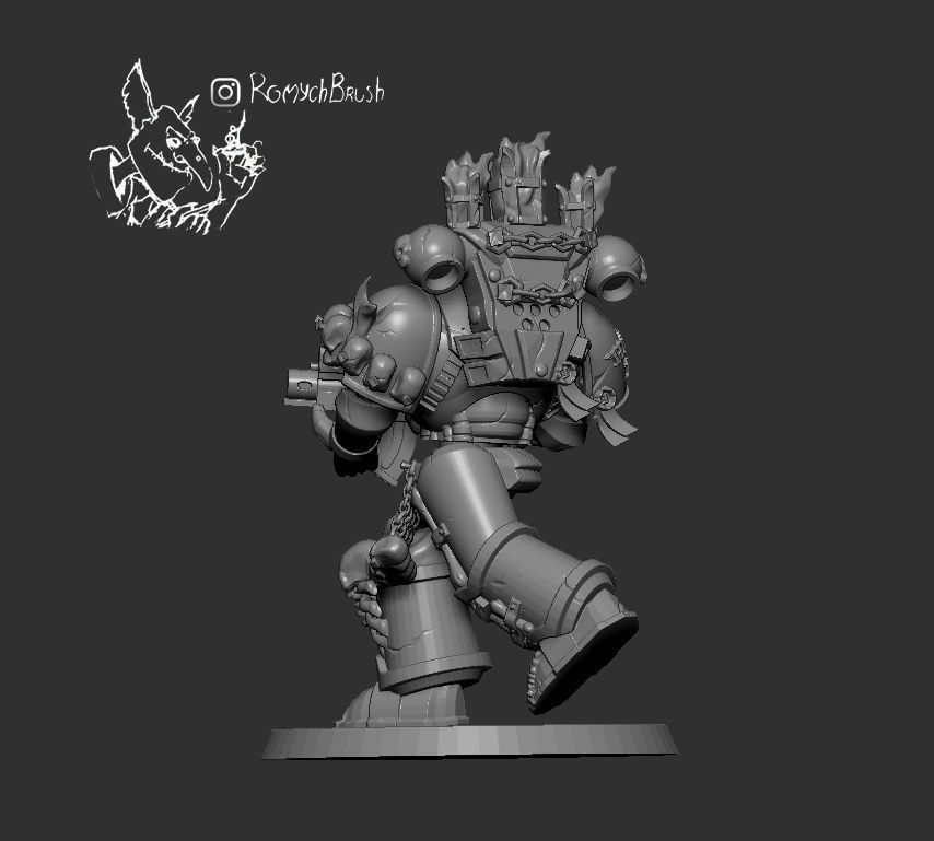 Legion of the Damned  3D print model_15