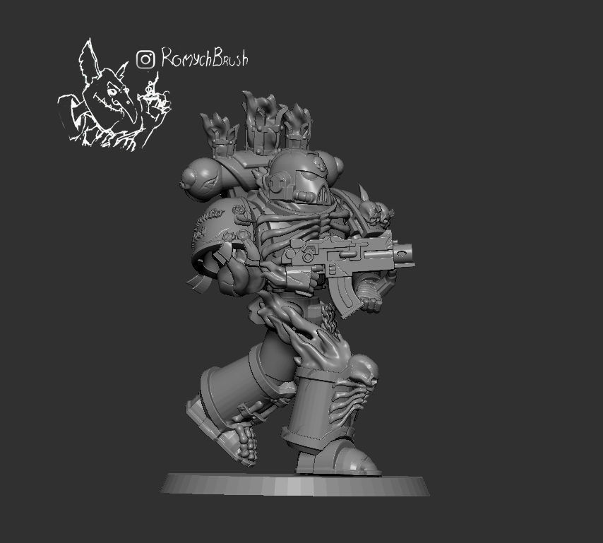 Legion of the Damned  3D print model_23