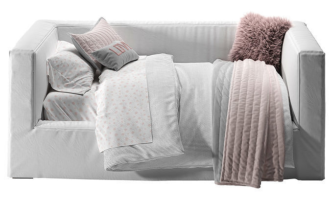 RH Brook Slipcovered Daybed 3D model