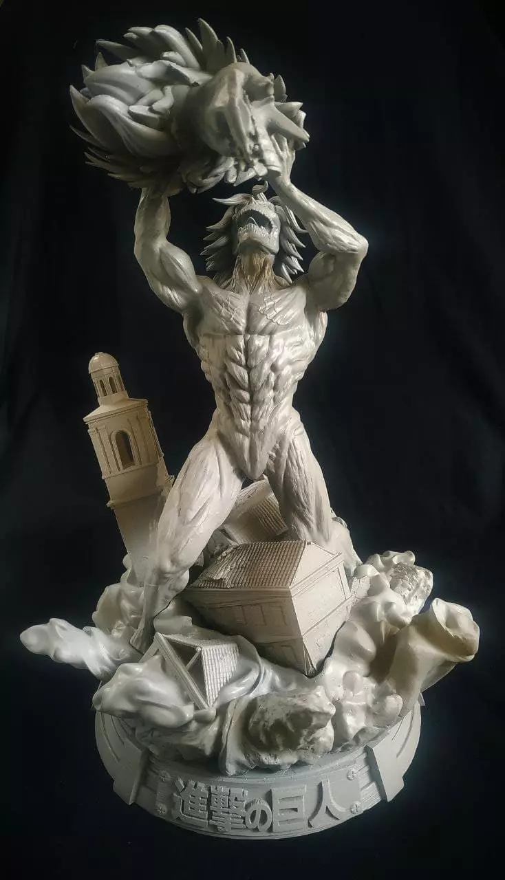 Titan Eren Shingeki no kyojin 3D print model_0