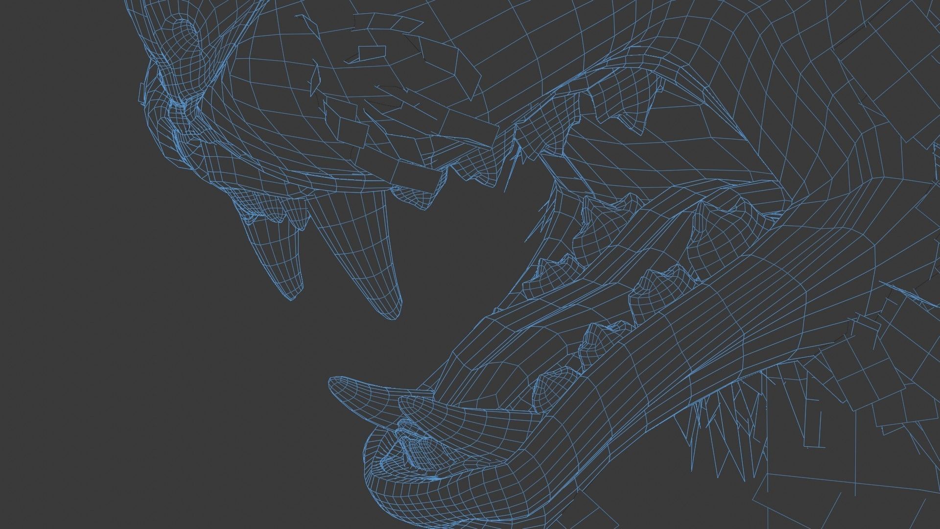 Wolf Rigged 3D model_22