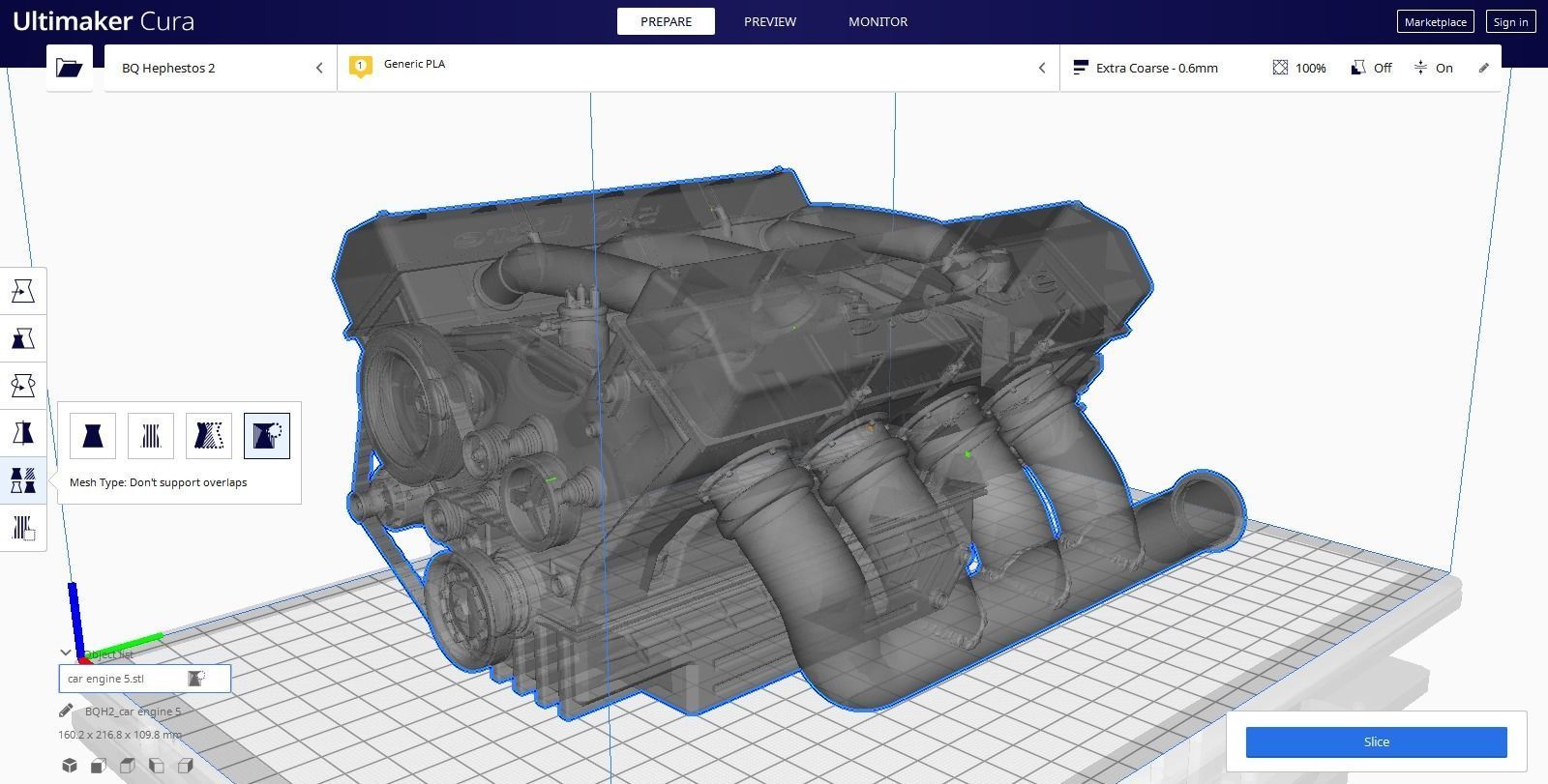 car Engine for 3Dprint 3D print model_5