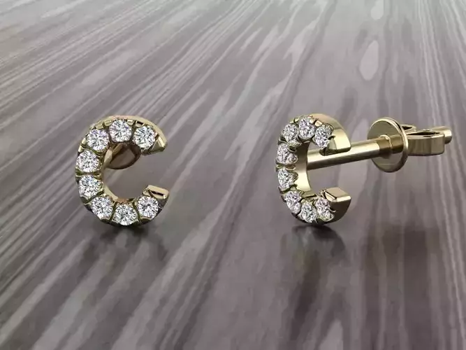 Jewelry Alphabet Earring C